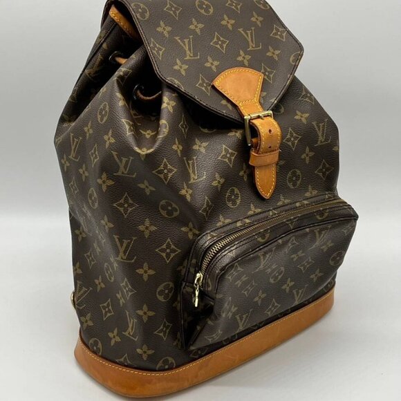 🔥EXTRA LARGE🔥 Authentic Louis Vuitton Monogram Montsouris GM Backpack Bag LV - Picture 5 of 16